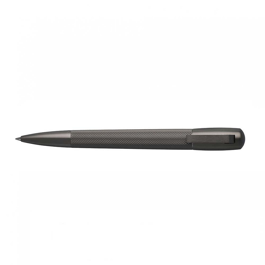 Kugelschreiber Ballpoint Pen Hugo Boss Pure HSY6034 Ballpoint Matte Dark Chrome