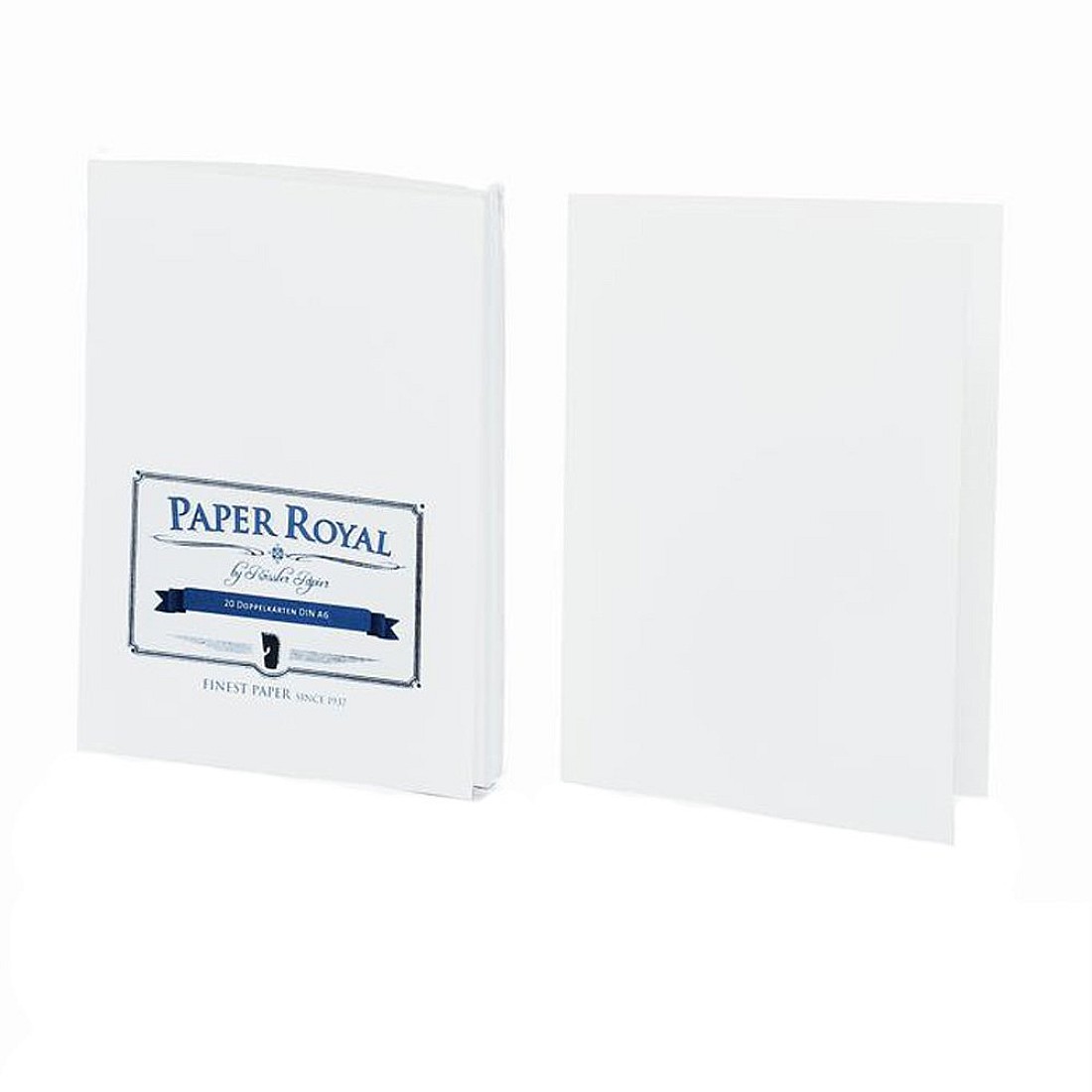 Wiskunde Previs site Hectare Rössler Papier Paper Royal White A6 Double Card per 20 Sheets |  Appelboom.com