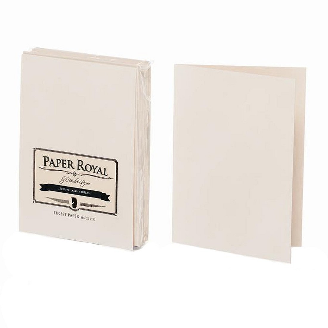 verzending Kliniek Regelen Rössler Papier Paper Royal Chamois A6 Double Card per 20 Sheets |  Appelboom.com