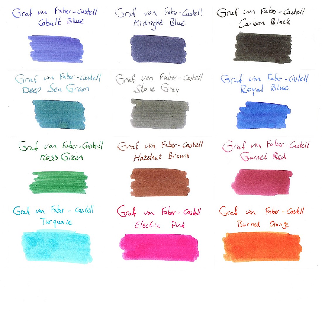 von Faber-Castell Ink - Ink Cartridges (10 colors) Appelboom.com